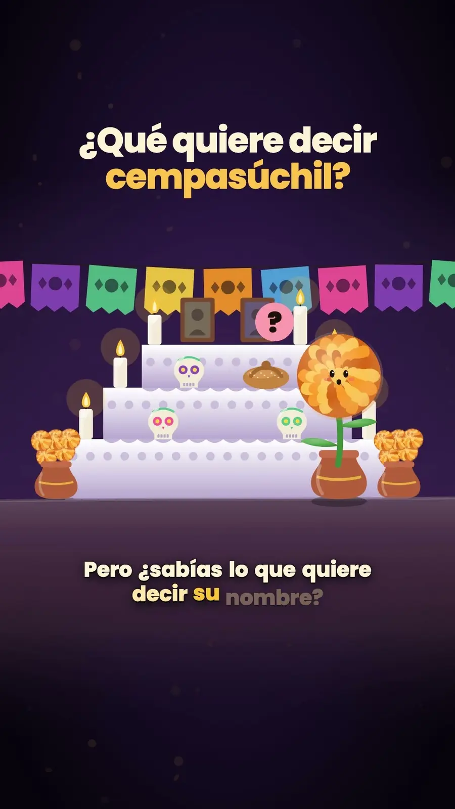 Cuadro 1 de «Cempasúchil quiere decir «veinte flores»»