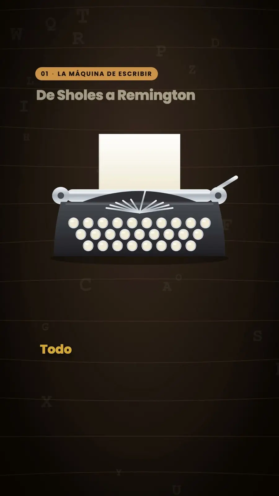 Cuadro 1 de «¿Por qué el teclado dice QWERTY?»