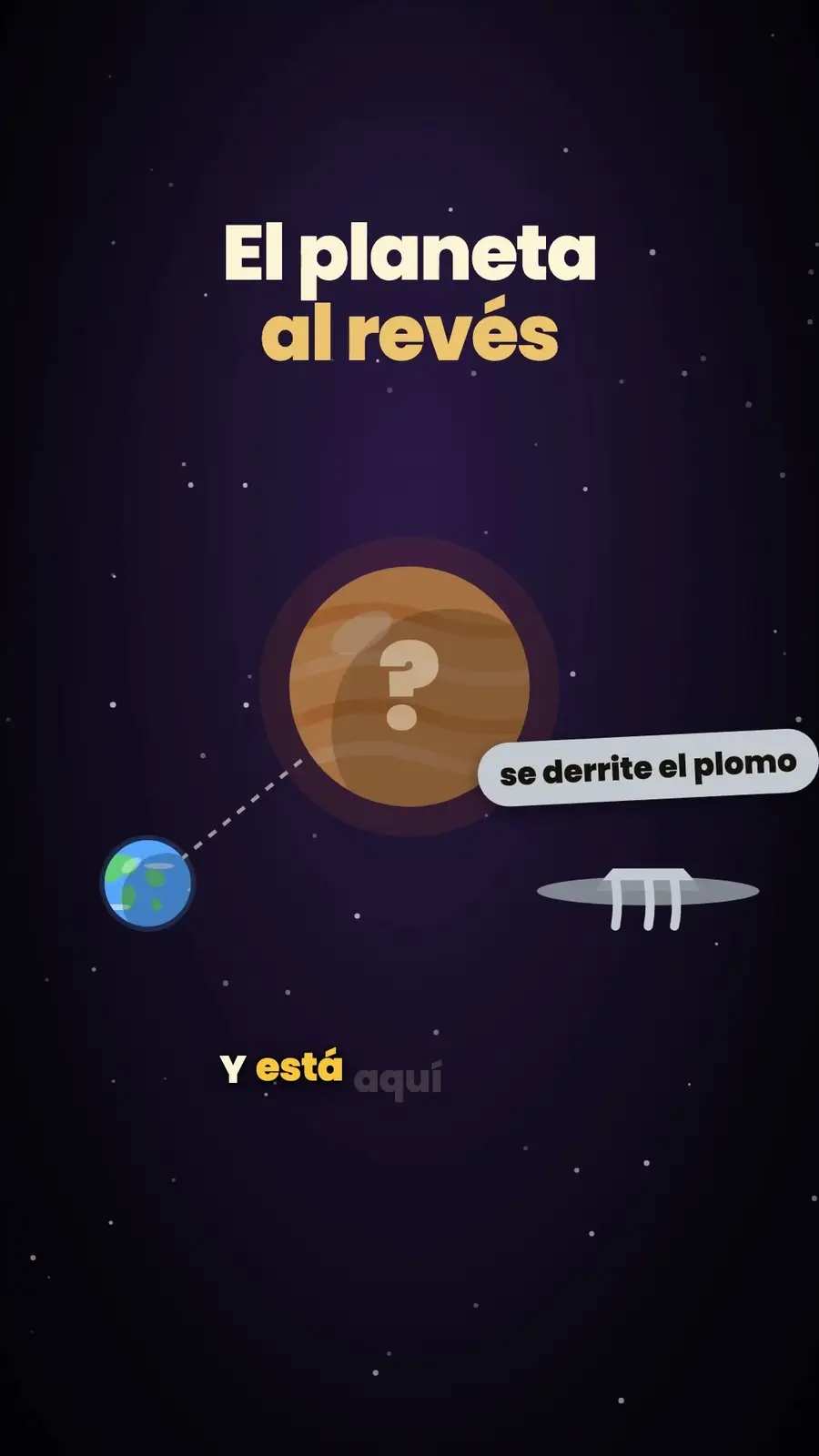 Cuadro 1 de «Venus, el planeta al revés»