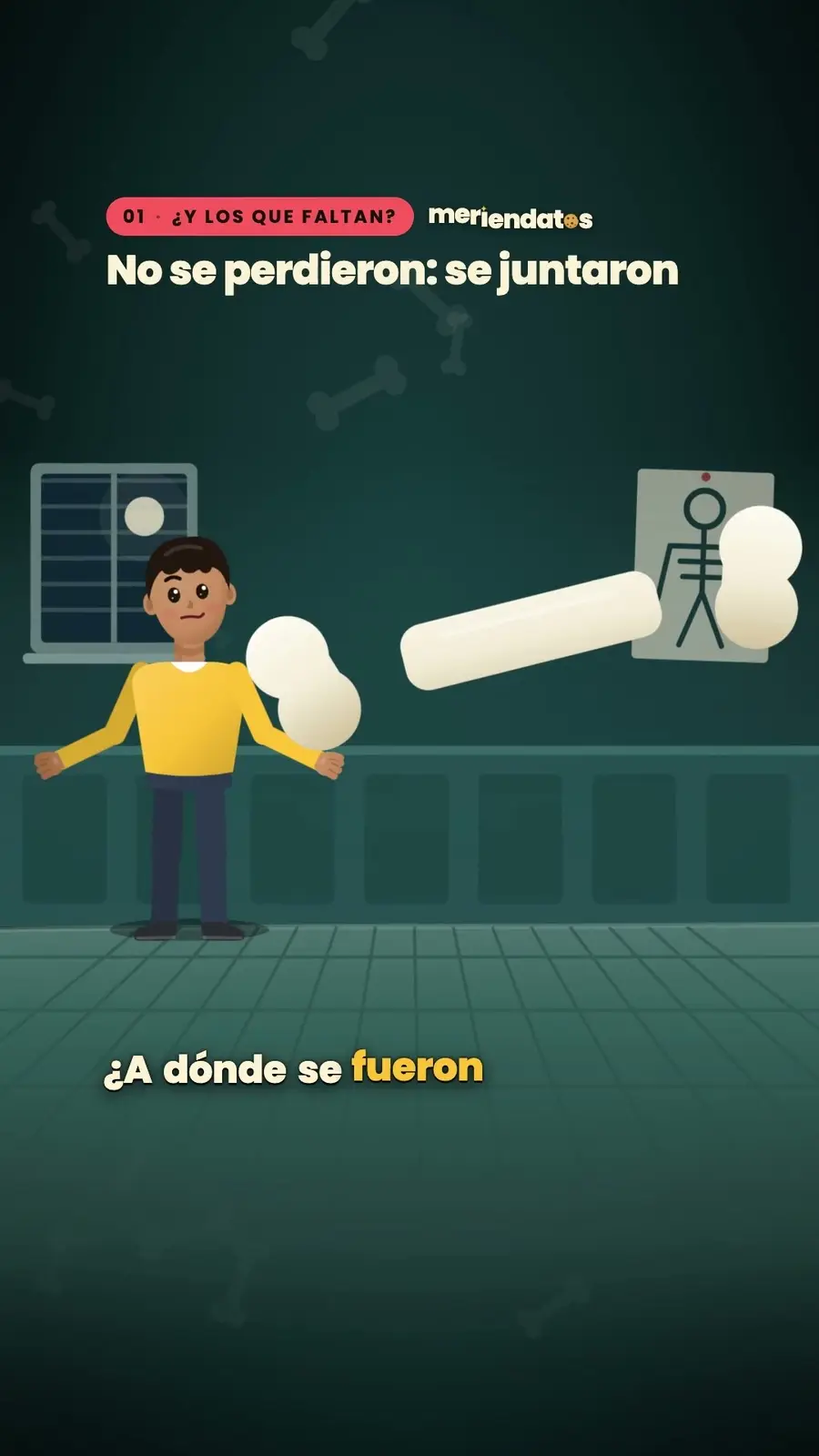 Cuadro 1 de «Naciste con más huesos que ahora»